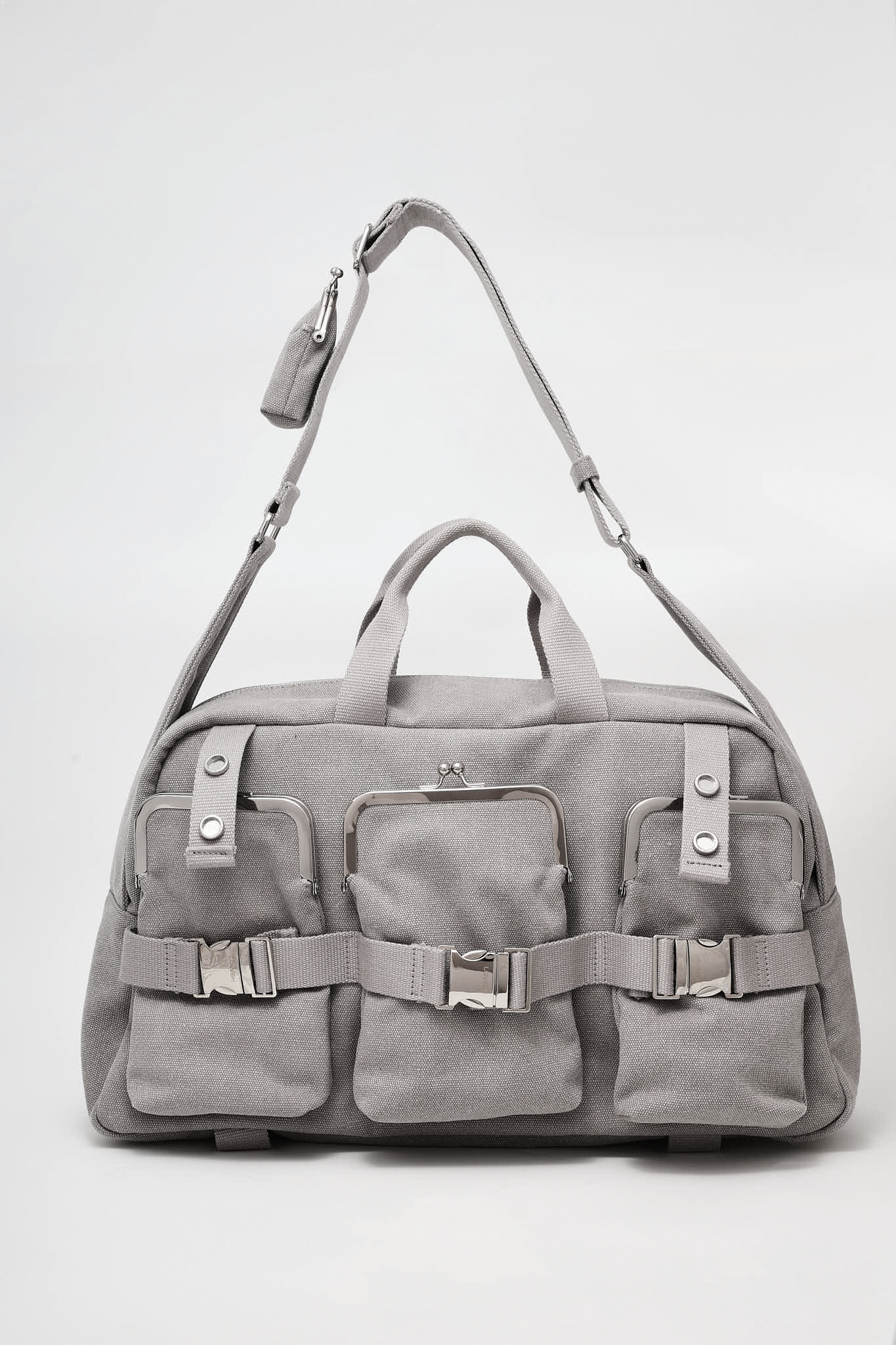 TRIO Purse - Grey Denim