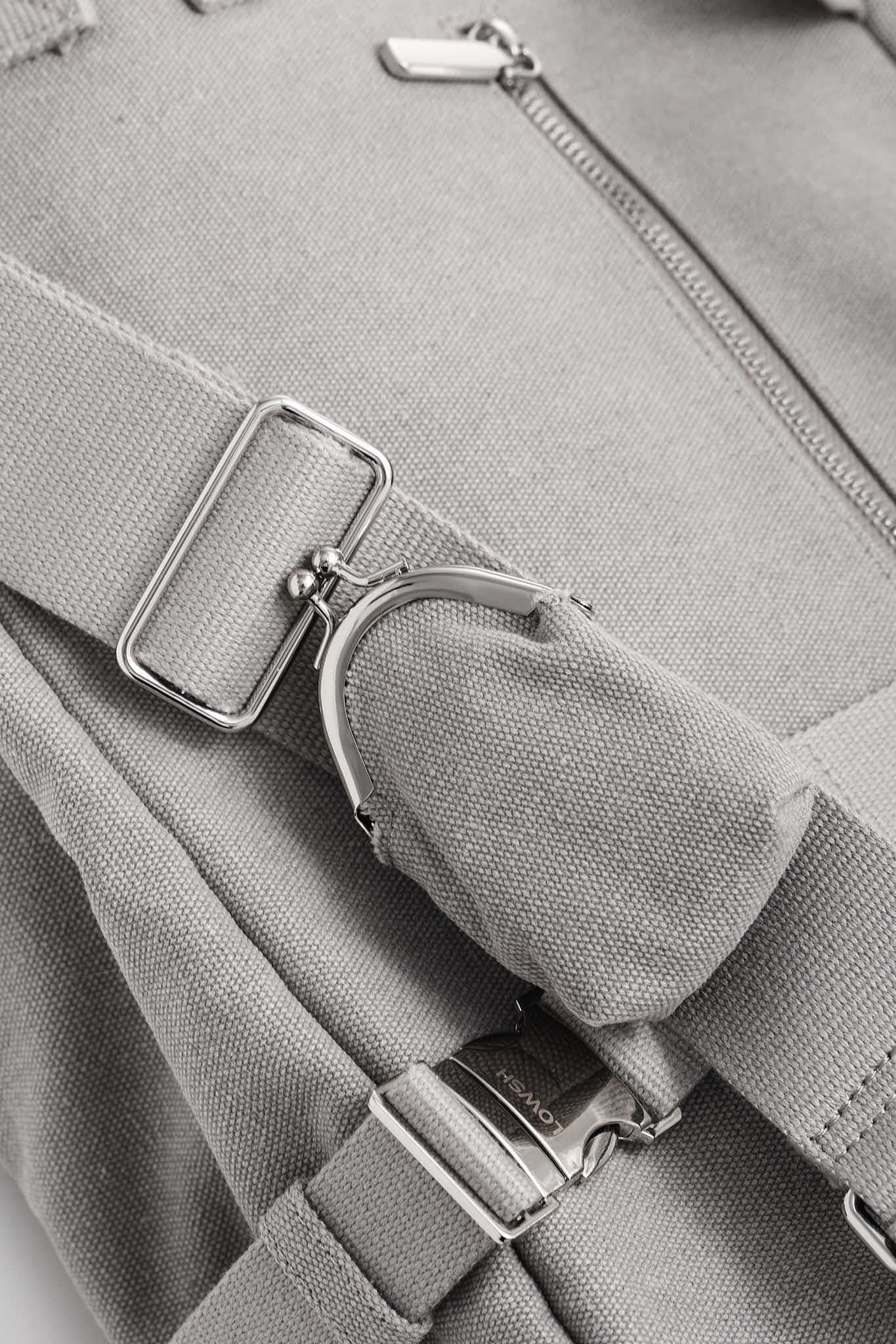 TRIO Purse - Grey Denim