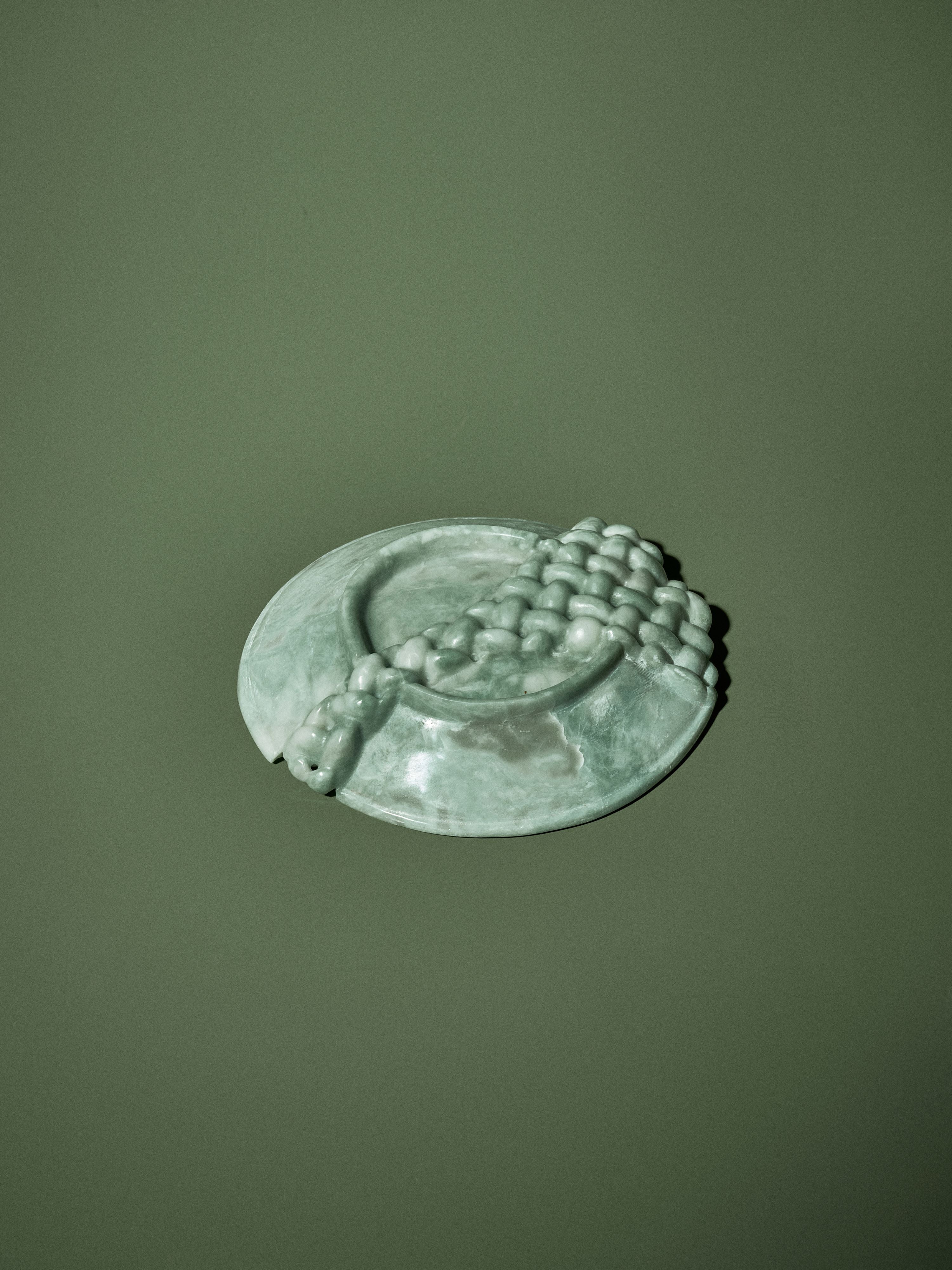 碟 - Weave Plate in Jade