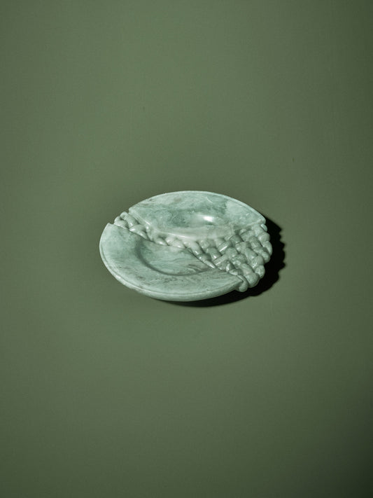 碟 - Weave Plate in Jade